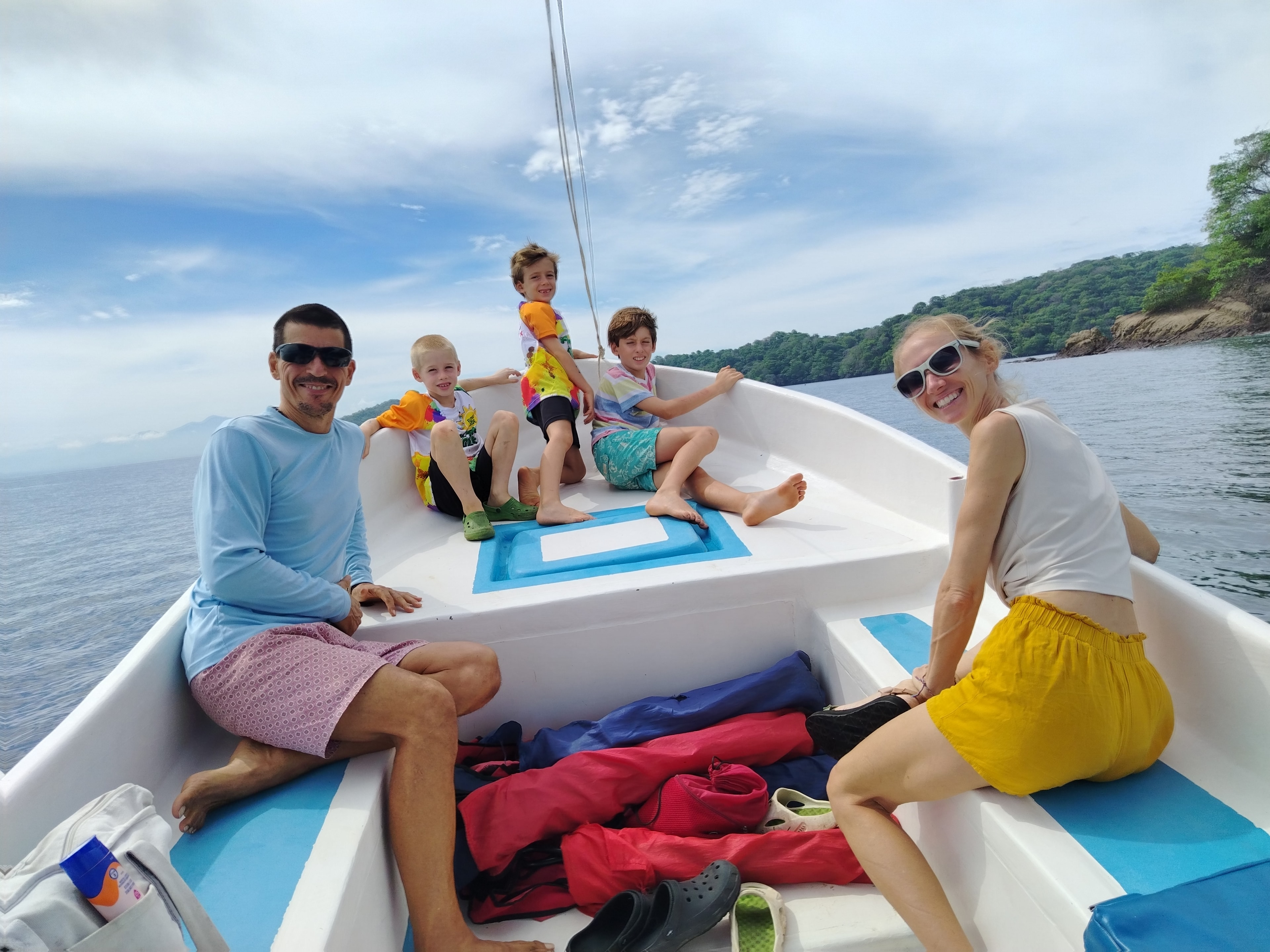 Tropical beach and ocean views from Paquera