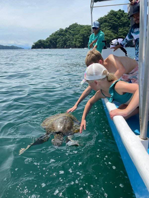 Guests enjoying a tour from Paquera Costa Rica